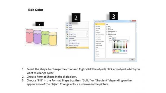 Ppt Slide Text Boxes For Business Process Sales Plan