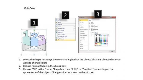 Ppt Slide Three Steps For Successful Planning Business Diagrams