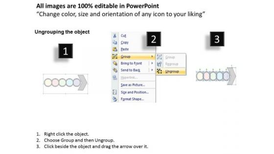 Ppt Slide Workflow Linear Arrow Process Business Diagrams
