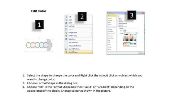 Ppt Slide Workflow Linear Arrow Process Business Diagrams