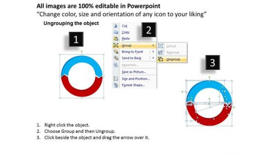 Ppt Slides 2 Stage Cycle Diagram PowerPoint Templates