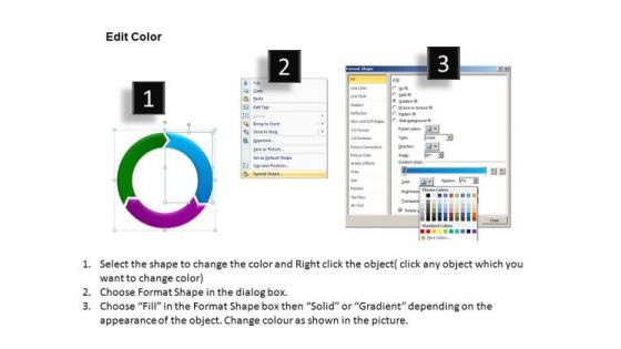 Ppt Slides 3 Business Stages Cycle Diagrams PowerPoint Templates