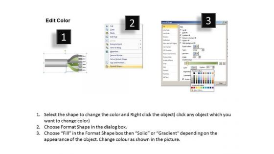 Ppt Slides 6 Factors List Cables PowerPoint Templates