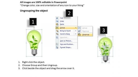 Ppt Slides Preserve Nature Green Technology PowerPoint Templates