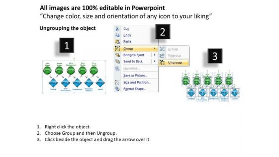Ppt Slides Stage Gate Innovation Process PowerPoint Templates