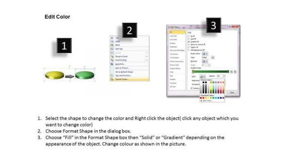 Ppt Steady Illustration Of 2 State Diagram PowerPoint Templates