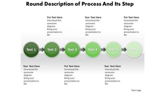 Ppt Straight Description Of Process And Its Step PowerPoint Templates