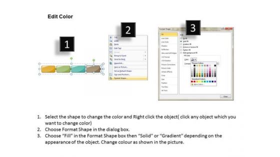 Ppt Straight Flow To Present Business PowerPoint Theme Steps Four Templates
