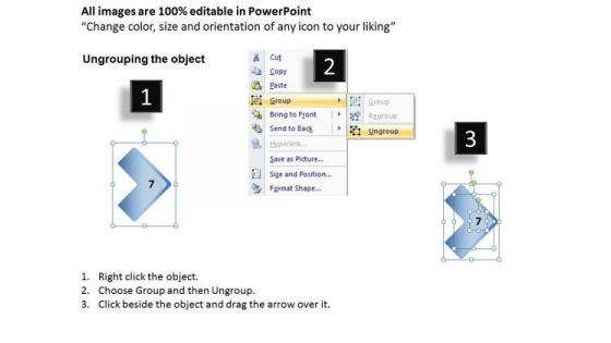 Ppt Straight Illustration To Represent Seven Steps In Process PowerPoint Templates