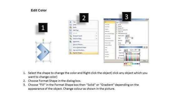 Ppt Straight Illustration To Represent Seven Steps In Process PowerPoint Templates