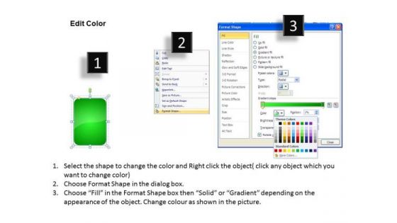 Ppt Successive Description Of Go Green PowerPoint Templates Stage An Arrow