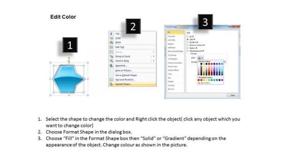 Ppt Successive Representation Of Octagonal Arrows PowerPoint Templates 3 Stages