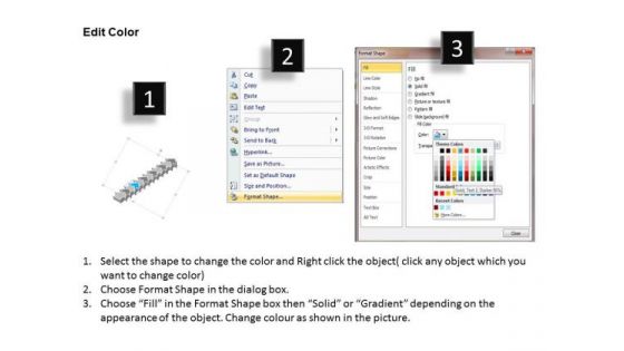 Ppt Template 12 Power Point Stage Linear Arrows To Create Sales Plan 5 Design