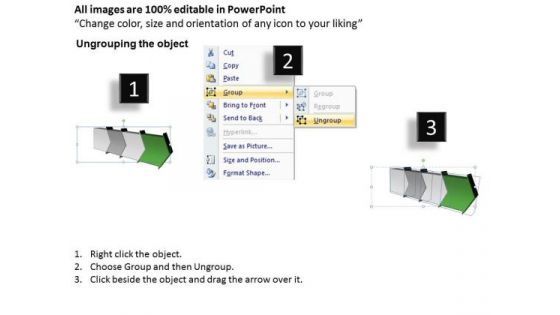 Ppt Template 3d 4 Stages World Concept Design PowerPoint Arrow Progression 5
