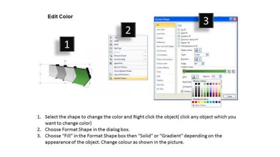 Ppt Template 3d 4 Stages World Concept Design PowerPoint Arrow Progression 5