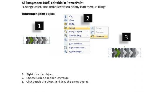 Ppt Template 3d Arrow Representing Eight Later Steps Time Management PowerPoint Design
