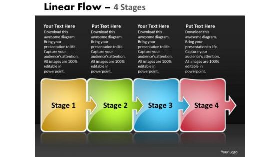 Ppt Template Arrow Progression Of Business Workflow Diagram Time Management PowerPoint 1 Image