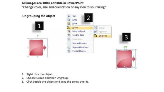 Ppt Template Company Procedure In Five Horizontal To Vertical Text State Diagram 5 Image