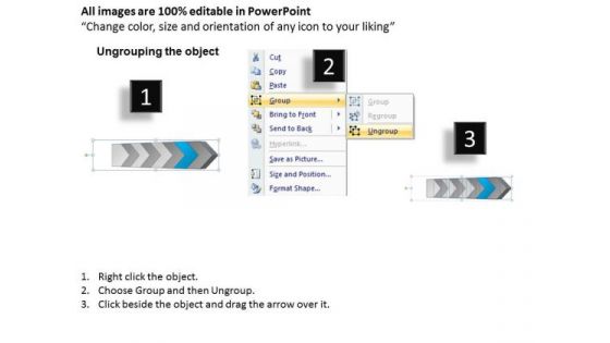Ppt Template Continous Custom Sample Presentation PowerPoint Download Flow Diagram 8 Image