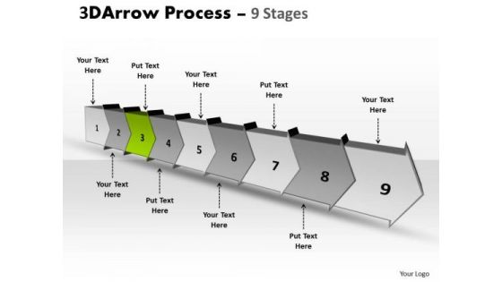 Ppt Template Continous New Business Representation Resources Flow Process Diagram 4 Design