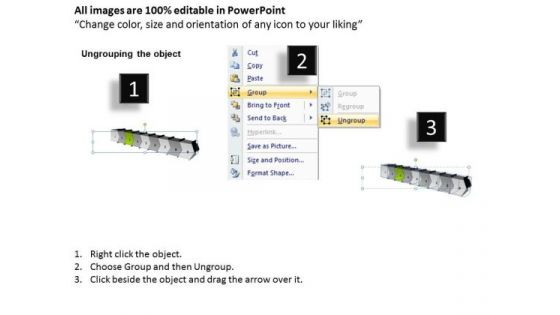 Ppt Template Continous New Business Representation Resources Flow Process Diagram 4 Design