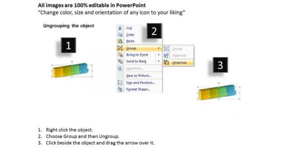 Ppt Template Continous Way To Show 4 Stages Firm Process 1 Design
