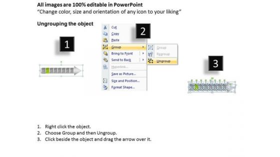 Ppt Template Linear Demonstration Of 8 Practice The PowerPoint Macro Steps Procedure 3 Design