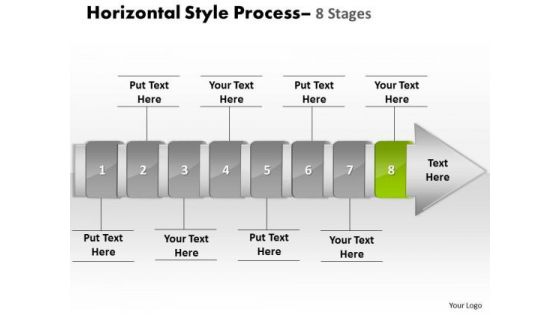 Ppt Template Linear Demonstration Of 8 Steps Working With Slide Numbers Procedure 9 Graphic