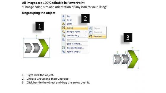 Ppt Template Two Stages Linear World Trade Presentation PowerPoint Tips Strategy 4 Graphic