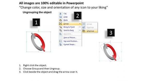 Ppt Templates 2 Factors Interconnecting Arrows Cycle Diagram PowerPoint Slides