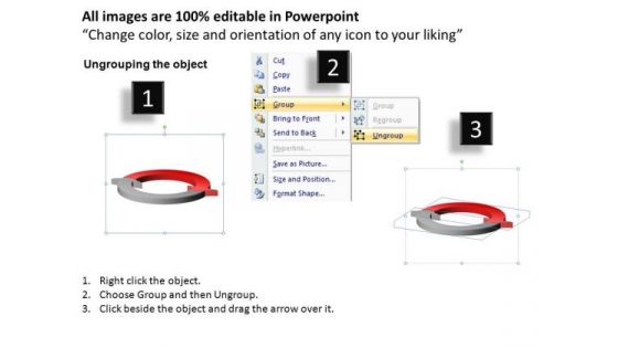Ppt Templates 2 Stage Circular Arrows Cycle Diagram PowerPoint Slides