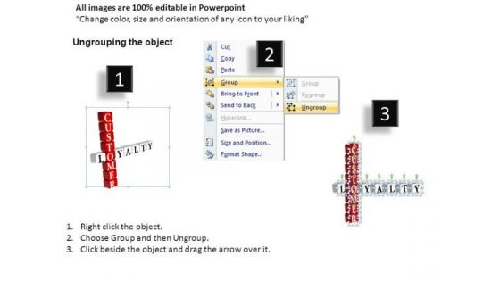 Ppt Templates Customer Loyalty Word PowerPoint Slides
