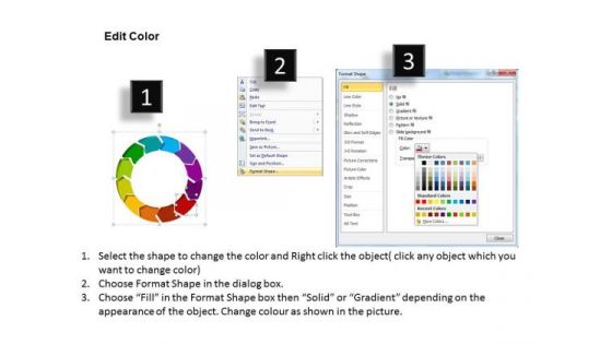 Ppt Templates Cycle Diagram Circle Process Chart PowerPoint Slides