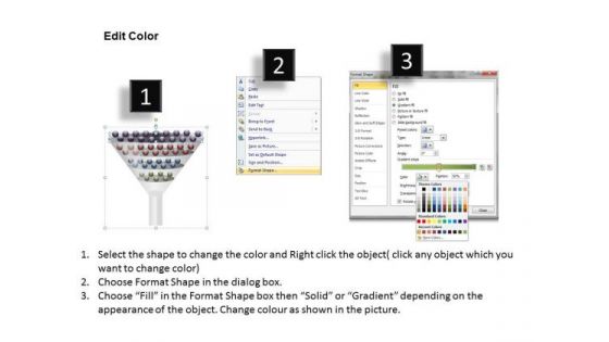 Ppt Templates Editable 3d Funnel Diagram PowerPoint Slides