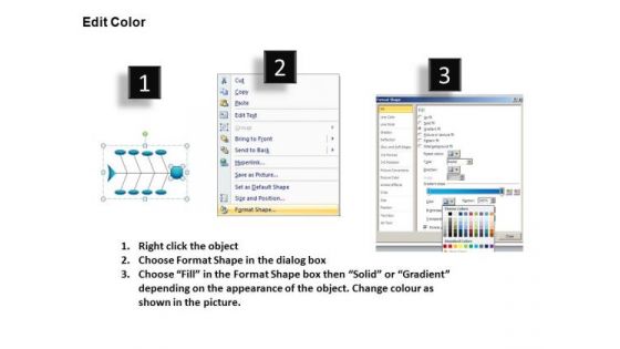 Ppt Templates Fishbone Diagrams