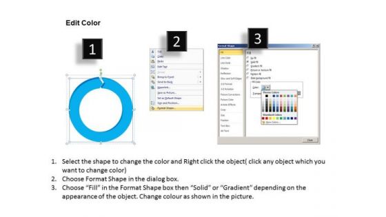 Ppt Templates Single Stage Process Cycle Diagram PowerPoint Slides