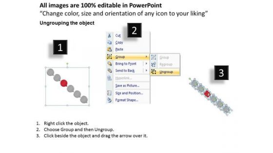 Ppt Text Circles Moving Down Arrow 6 PowerPoint Slide Numbers Business Templates