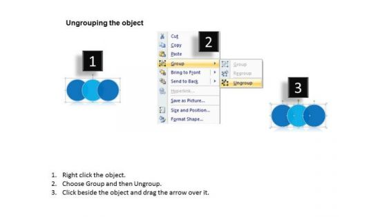 Ppt The Circular PowerPoint Menu Template Flow 3 State Diagram Templates