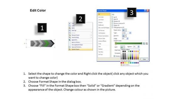 Ppt Theme 3d Continuous PowerPoint Slideshow Arrow Steps Diagram Free 7 Graphic