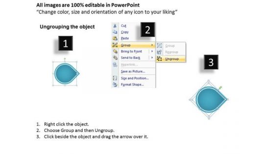 Ppt Theme Beeline Two Phase Diagram Arrow Spider PowerPoint Template 3 Image