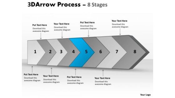 Ppt Theme Continous Business Representation Magazines PowerPoint Tips Flow Diagram 6 Design