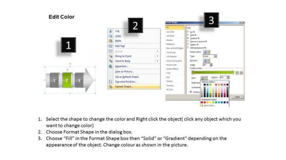 Ppt Theme Horizontal To Vertical Text Steps Working With Slide Numbers Demonstration 3 Graphic