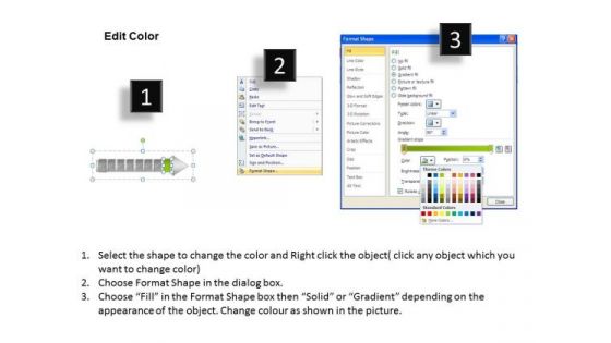 Ppt Theme Linear Demonstration Of 8 Create PowerPoint Macro Procedure 5 Graphic