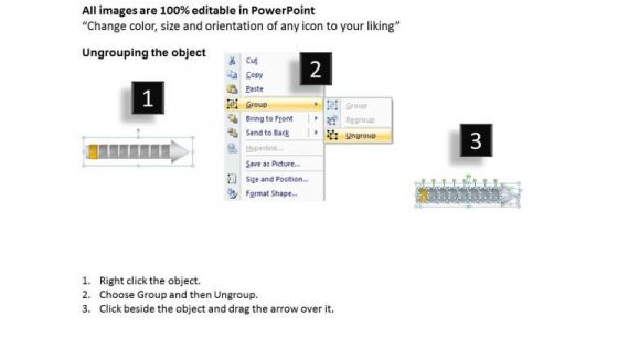 Ppt Theme Linear Demonstration Of 8 Steps Procedure Corporate Plan PowerPoint 2 Graphic