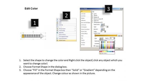 Ppt Theme Linear Demonstration Of 8 Steps Procedure Corporate Plan PowerPoint 2 Graphic