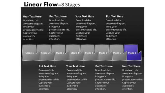 Ppt Theme Multicolored Sequential Flow Diagram Leadership Presentation PowerPoint 9 Graphic