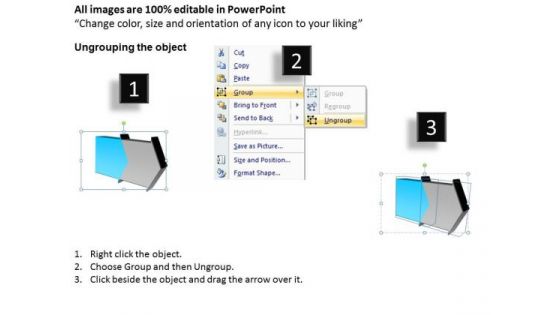 Ppt Theme Two State Diagram Of Commerce Procedure Time Management PowerPoint 2 Image