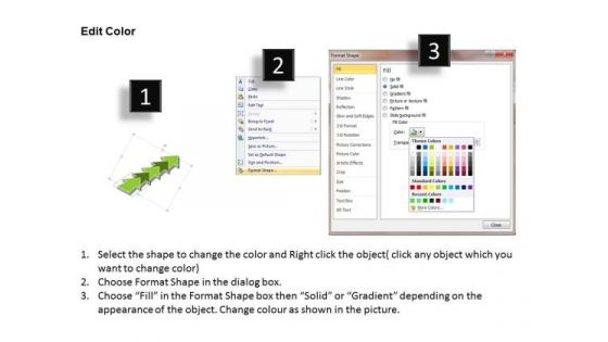 Ppt Theme World Custom Marketing Presentation PowerPoint Step By Linear Flow 1 Image