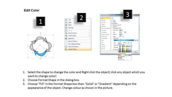 Ppt Third Arrow Pointing To Form Square PowerPoint Templates