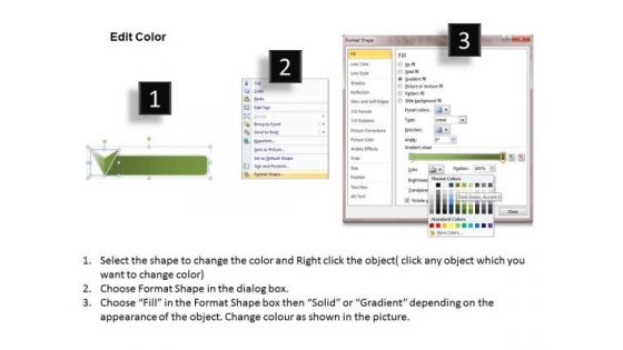 Ppt Vertical Blocks PowerPoint Template Using Shapes Arrows Templates